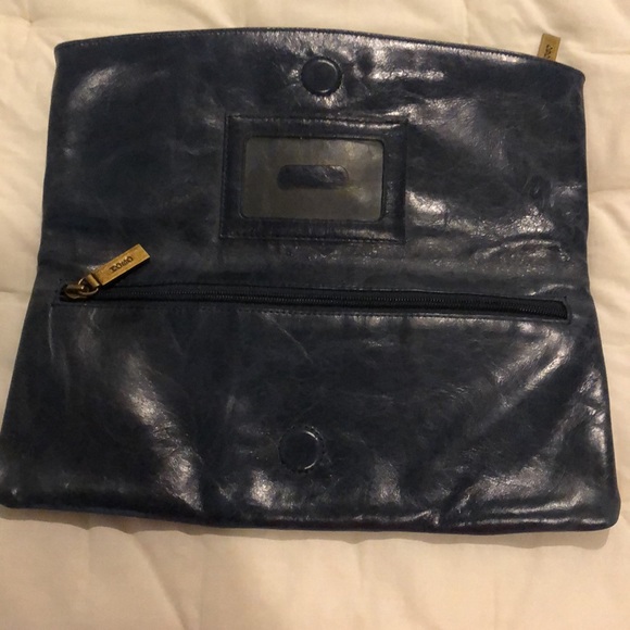 Navy blue Hobo clutch - Picture 4 of 5